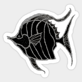 Moorish Idol Sticker